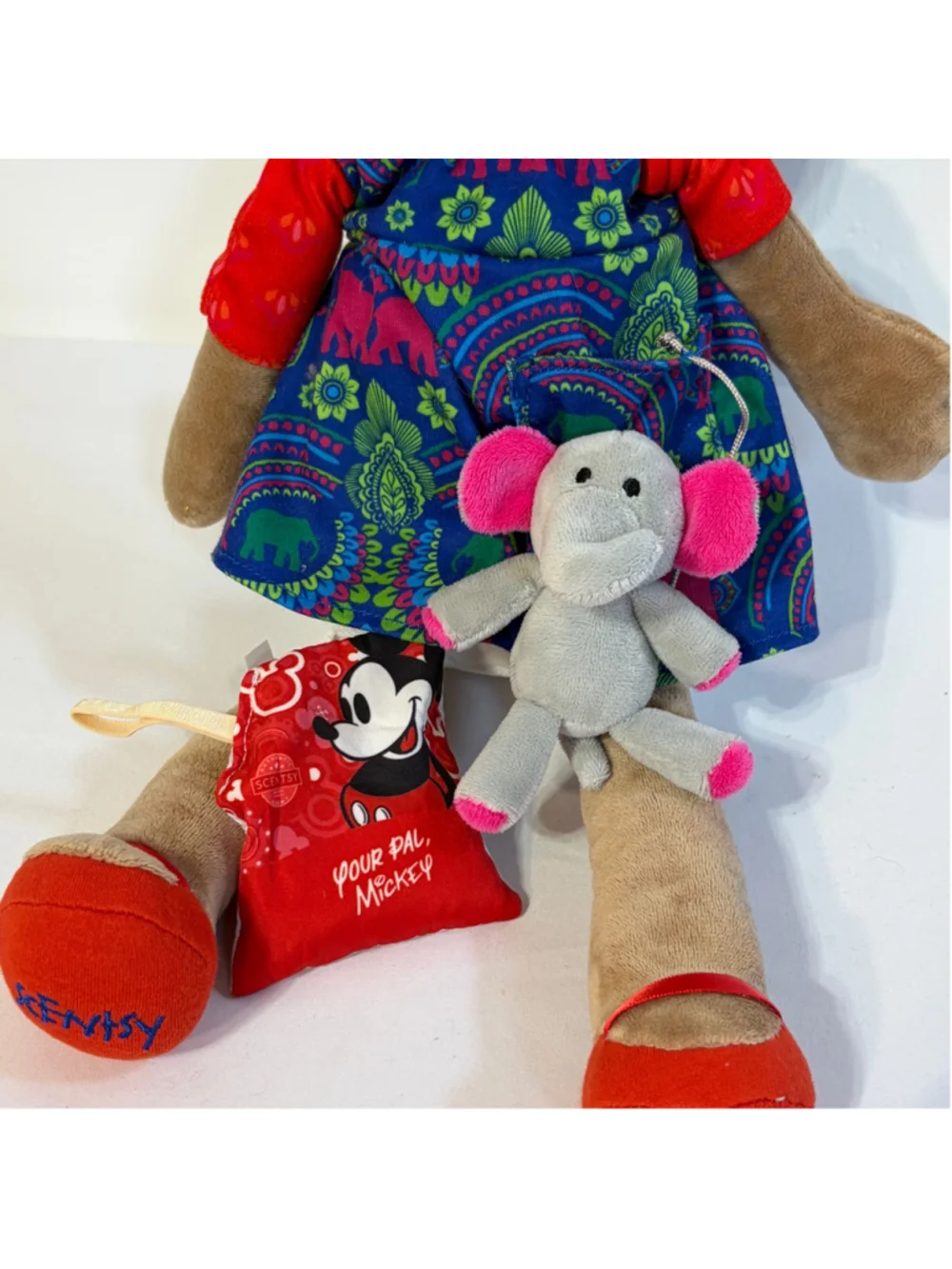 Emily Scentsy Friend Eliza the Elephant And Your Pal Mickey Scent Pack Buddy